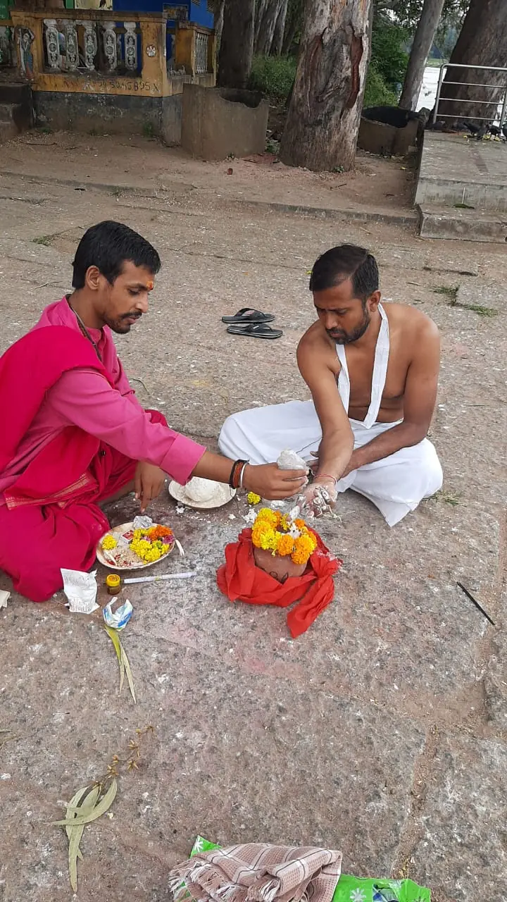 Ritual blessings pandit